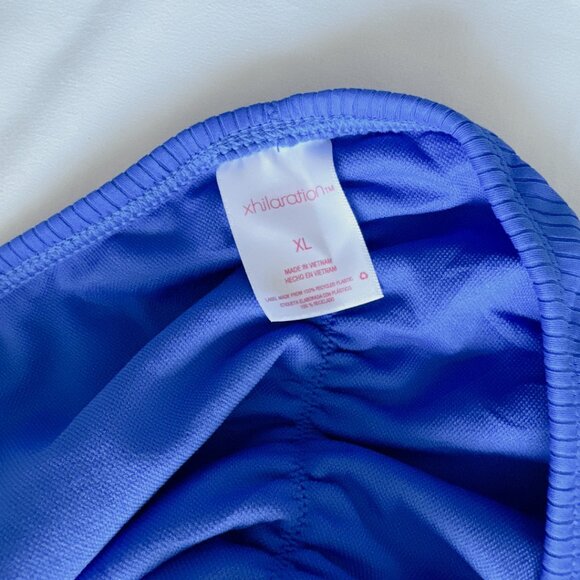Xhilaration NWT Blue Cheeky bikini bottoms XL women's swimsuit - Picture 9 of 9